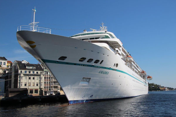 MS Amadea in Arenda/Südnorwegen...