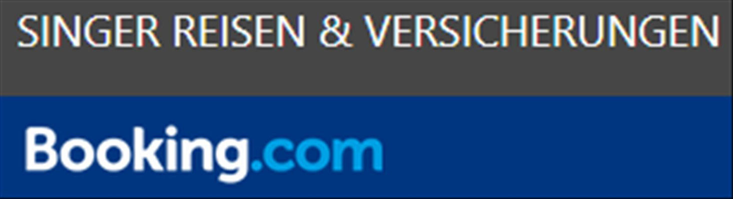 Bookingcom bei Singer Reisen & Versicherungen mit Jubiläumsvortei buchen...