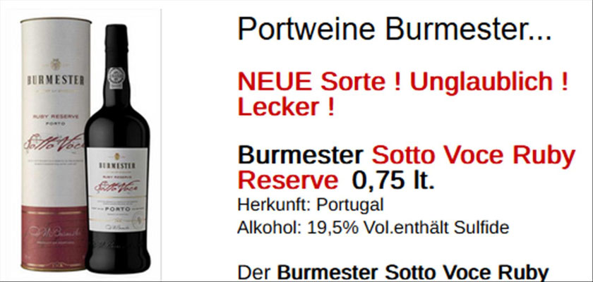 Neu Portweinsorten auf Lager. Kaufen Sieonline in unserem Portwein Shop...