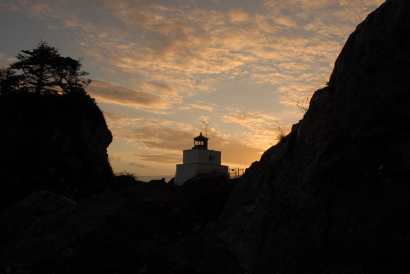 amphitrite lighthouse, ucluelet, vancouver island; bc