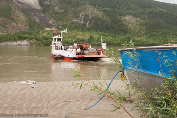 Yukon-Fähre nach Dawson City