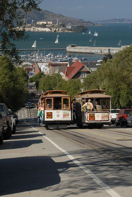 cable car, hyde street, san francisco; ca