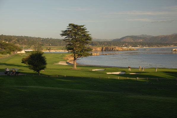 pebble beach golf, 17 miles drive, monterey; ca