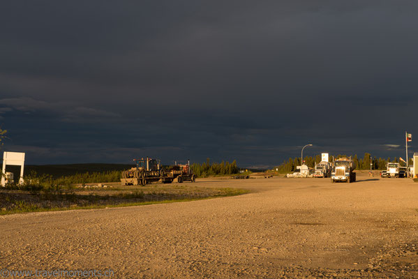 Eagle Plains, morgens vier Uhr