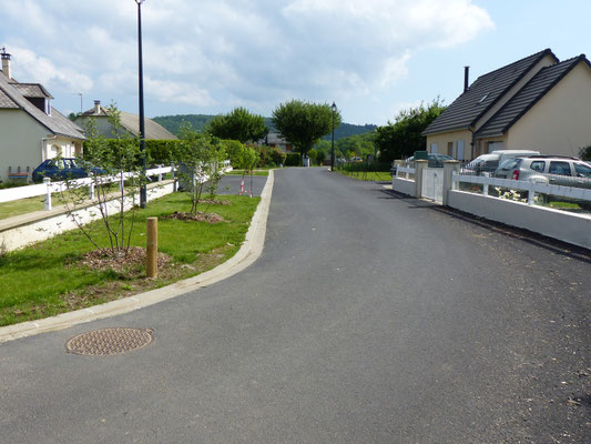 Le lotissement, rue du Violon