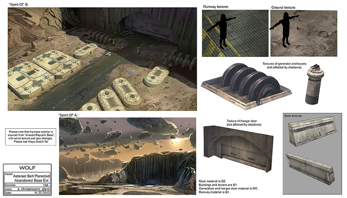 Fort Anaxes mit Gebäuden und Turm Illustrationen von Amy Beth Christenson und Chris Glenn