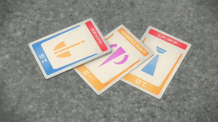 Das Ziel beim Sabacc ist eine Gesamtzahl von 23, die Zeb in dem Spiel hatte. Die Hand kann nur durch ein Idiot´s Away geschlagen werden (3 Karten mit 0, 2 und 3)