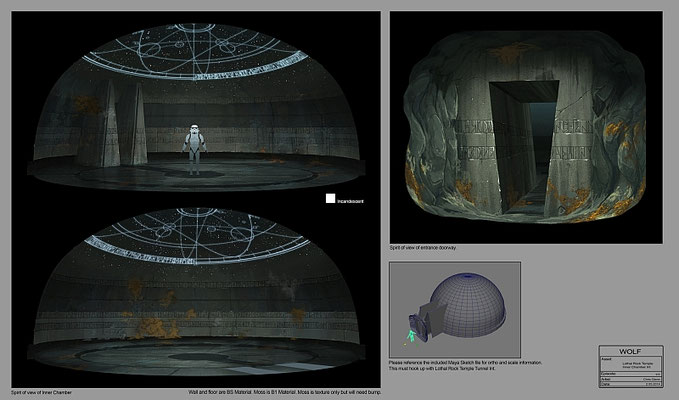 Jedi Tempel Illustration von Chris Glenn