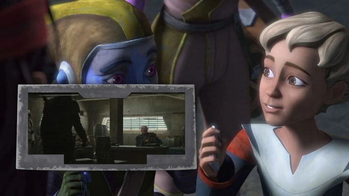 In dieser Folge führt das Imperium mit den Identifikationscodes eine neue Form der Registrierung ein. Diese waren erstmals in The Mandalorian zu sehen, als der Mandalorianer einen derartigen Code zum finden seines nächsten Ziels erhält