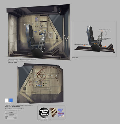 Modifiziertes AT-TE Cockpit Illustration von Chris Glenn
