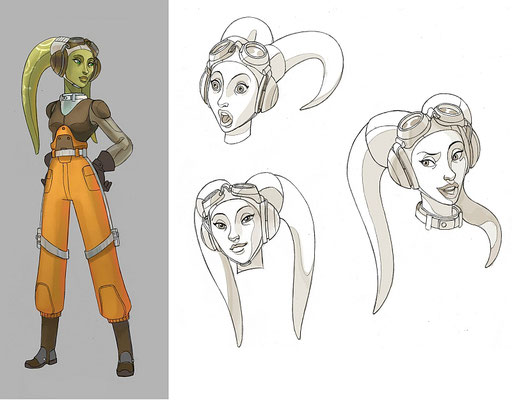 Hera Syndulla Charakter Illustration