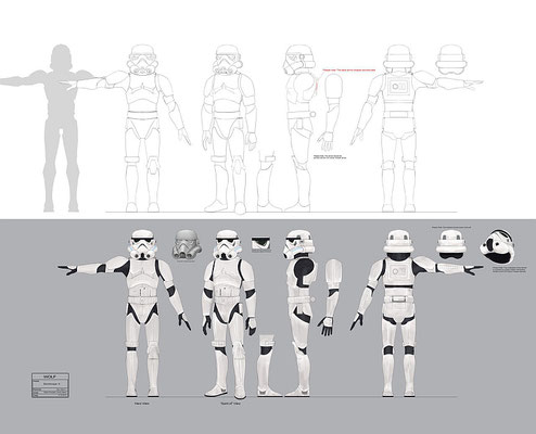 Stormtrooper Charakter Illustration
