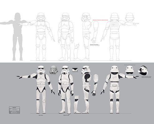 Stormtrooper Charakter Illustration