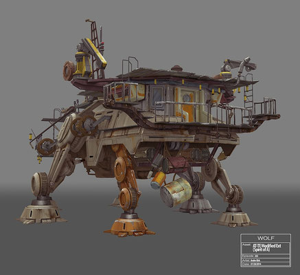Umgebauter AT-TE Illustration von Andre Kirk