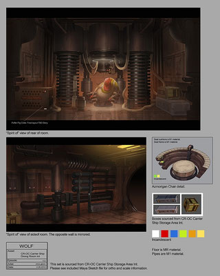 Merchant One Dinnerraum Illustration von Chris Glenn