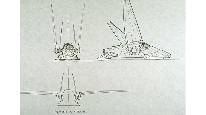 Das für den HH-87 Starhopper verwendete Design beruht auf einer ursprünglichen Konzeptillustration des für "Die Rückkehr der Jedi-Ritter" entwickelten imperialen Shuttles.