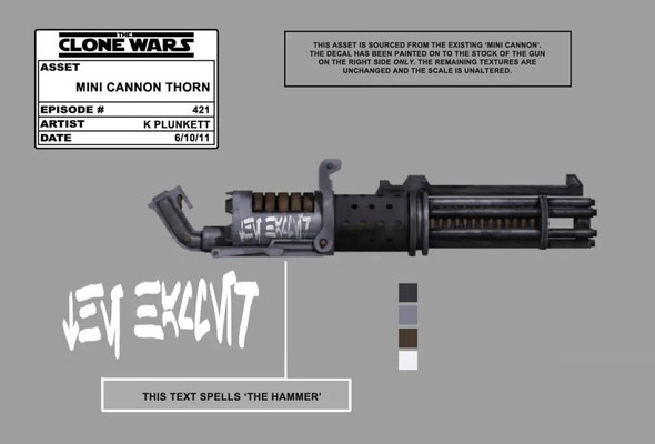 Thorns Mini-Waffe (datiert auf den 10. Juni 2011)