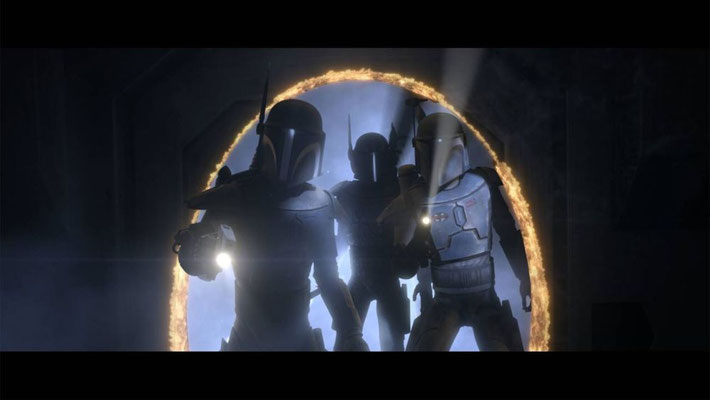 Die Eröffnungsszene, in der die beiden Sith-Brüder Savage Opress und Darth Maul von Pre Vizsla geborgen werden, ist eine Hommage an die Eröffnungssequenz von Aliens (1986), in der Ripley von einem Bergungstrupp gefunden wird.