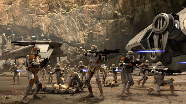 Im 79´s spricht einer der Klone einen Toast auf die 2212. aus, der Einheit von Clone Commander Cody.