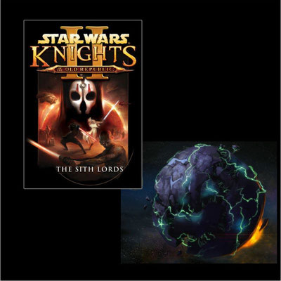 Gascon spricht von Malachor. Der Planet wurde erstmals in dem Videospiel "Knights of the Old Republic II: The Sith Lords" erwähnt.