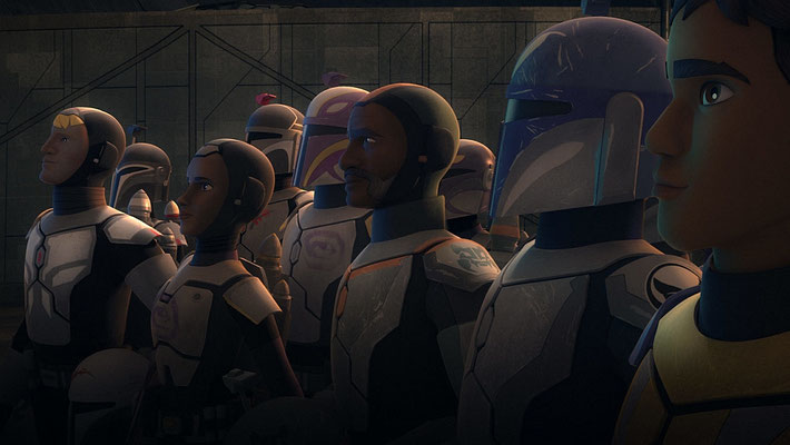 Die Rüstungen der Mandalorianer ist aus Beskar gefertigt. Der Begriff wurde erstmals in den Legends Republic Commando Novellen erwähnt.