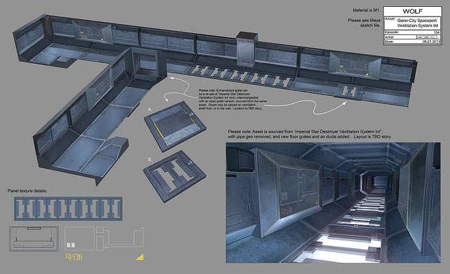  Garel City Ventilationssystem Illustration von Amy Beth Christenson