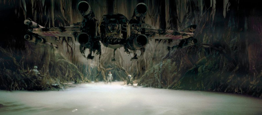 Komponist Kevin Kiner nutzte Qui-Gons Thema und Yodas Thema in den Schlüsselmomenten dieser Episode.