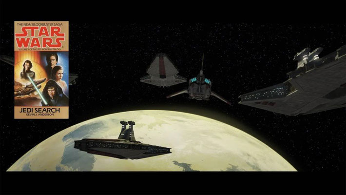 In dieser Episode spielt das Caridan-System eine Rolle, dass erstmals im Jahr 1994 in den Romanen der Jedi-Akademie-Trilogie von Kevin J. Anderson erwähnt wurde.