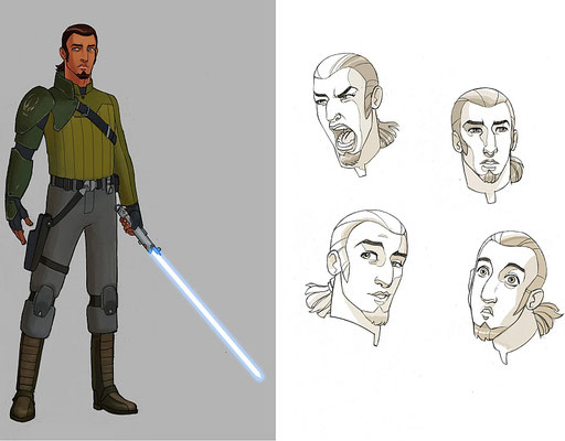 Kanan Jarrus Charakter Illustration