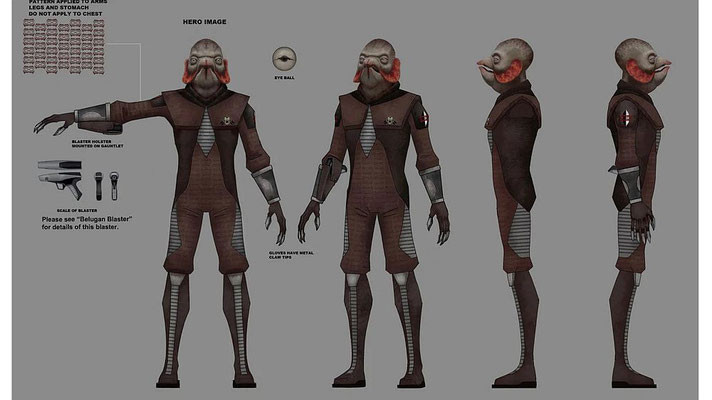 Major Rigossa Character Design / Illustration von Darren Marshall
