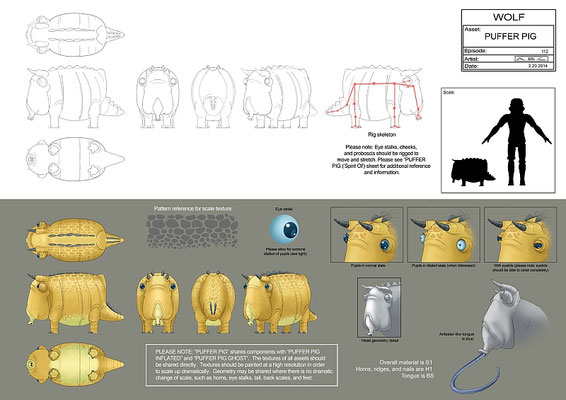 Puffer Schwein Illustration von Amy Beth Christenson