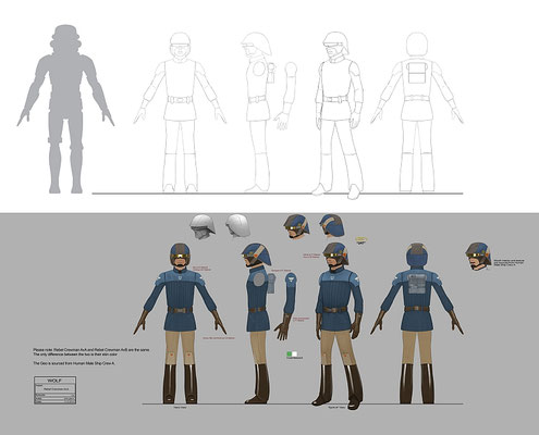 Rebellen-Besatzungsmitglied Illustration von Chris Glenn
