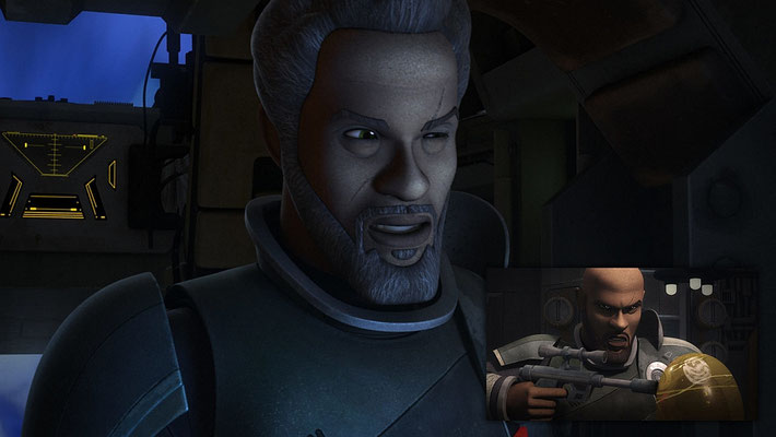 Saw Garerra wird erneut von Forest Whitaker gesprochen und gleicht nun deutlich mehr seinem letzten Aussehen in "Rogue One".