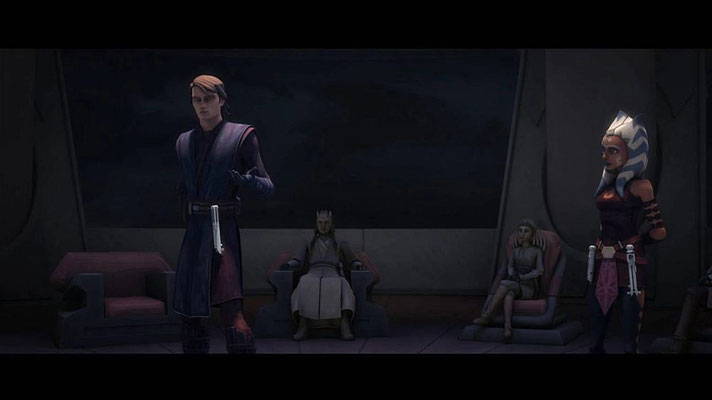 Obwohl nach "Revival" ausgestrahlt, ist der Handlungsbogen vor den Ereignissen dieser Episode platziert. Das ältere Yoda Modell und Adi Gallia sind zu sehen, die an der Sitzung des Jedi-Rates teilnimmt, obwohl sie in der vorherigen Folge gestorben ist.