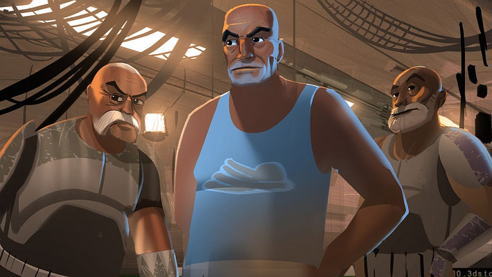 Wolffe, Gregor und Rex Digitales Konzeptbild