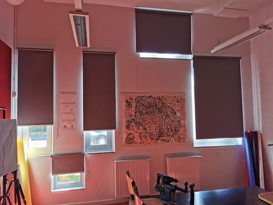 rolgordijn verduiterende stof dilbeek diaz kunstacademie 