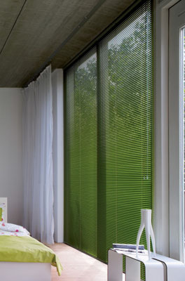 25mm alu lamel slaapkamer luxaflex 