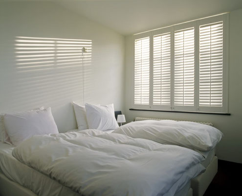 shutter in slaapkamer