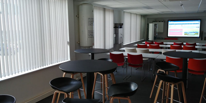 screen verticale lamellen brandvertragend burelen