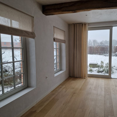 wave gordijn combinatie met vouwgordijn 