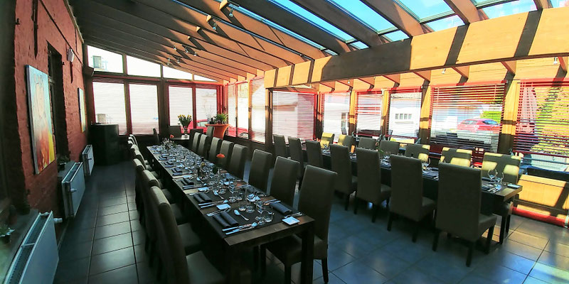 alu lamellen 50mm restaurant project 