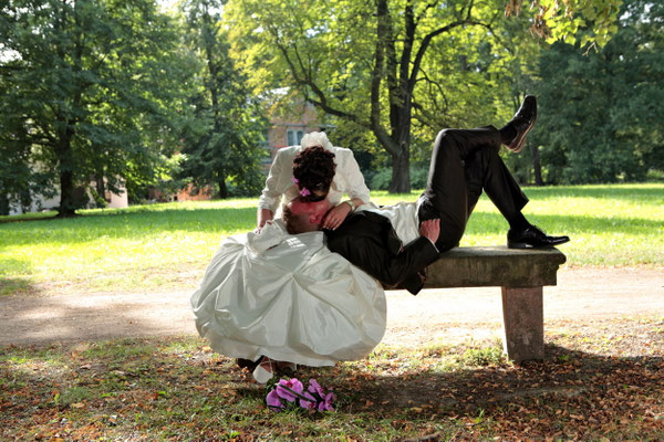 Fotoshooting mit Patricia und Michael im Grünfelder Park
