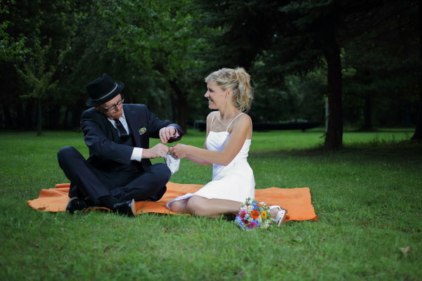der erste Wunsch geht in Erfüllung | Traumhochzeit in Burg im Spreewald