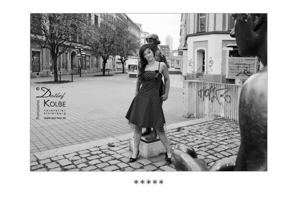 kleines Fashionshooting mit Elena auf dem Brühl in Chemnitz
