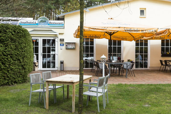 Restaurant und Inselhotel auf der Herzinsel