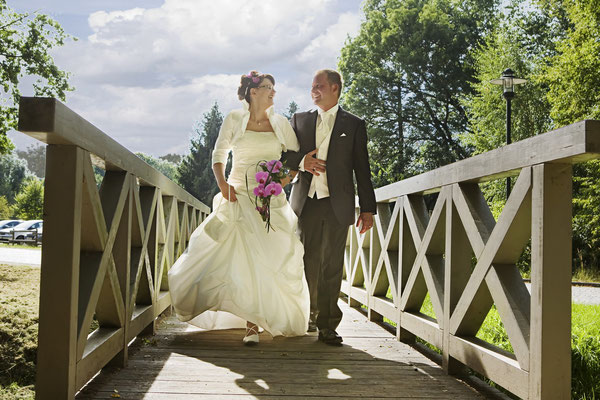 Hochzeitsshooting im Grünfelder Park bei Waldenburg in Sachsen
