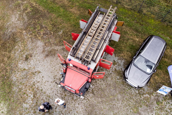 die Feuerwehr mal von oben