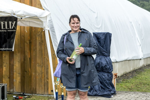 Ricarda Kloß schleuderte den Motor in der Mädelswertung beachtliche 4,50m