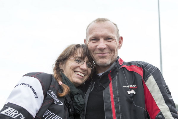 sie waren mit einer 1100ter Honda da