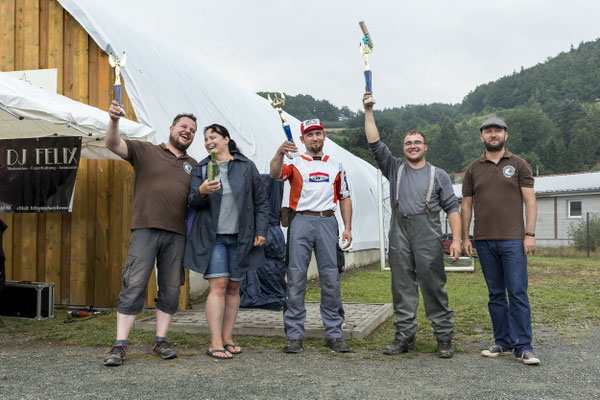 Sieger bei den Männern war Matthias Genz mit wahnsinnigen 7,60m